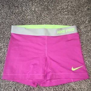 Woman’s 3” Nike Pro Spandex
